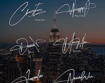 Handwritten Signature Logo Design: Personalized Calligraphy (Digital Delivery)