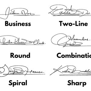 Geschäfts Unterschrift  | Echte Handschrift | Digitale Zustellung | Hochzeitsunterschrift | Kalligrafische Unterschrift
