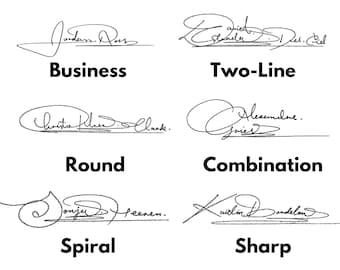 Business Signature | Real Handwritten Style |Digital Delivery | Wedding signature | Calligraphy signature | Personalized Signature