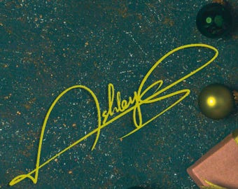 100% Handmade Signature Design Gift With Video Tutorial | Custom Handwritten Signature | Digital Delivery