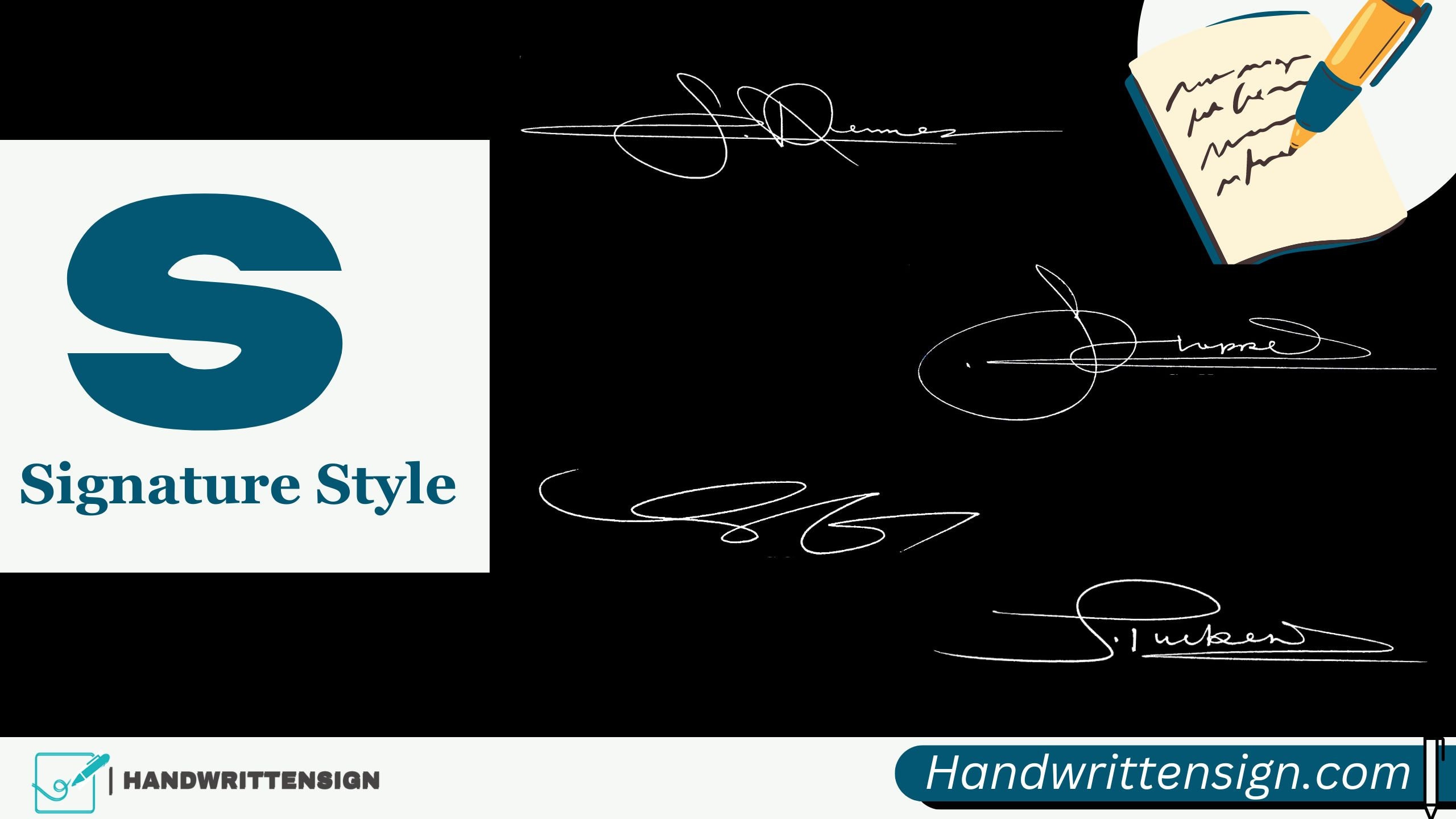 Handwritten 'S' Letter Signature Design (digital Delivery) - Etsy