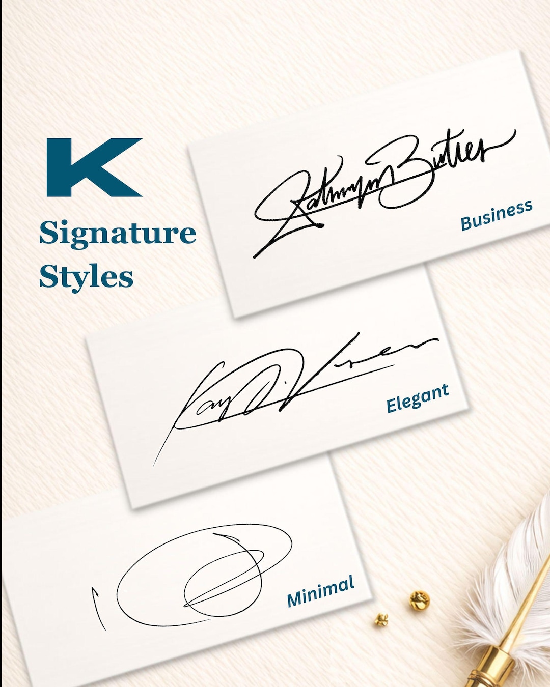 Custom 'K' Letter Signature Design | Handwritten Style (digital ...