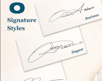 Custom 'O' Letter Signature Design | Handwritten Style (Digital Delivery)