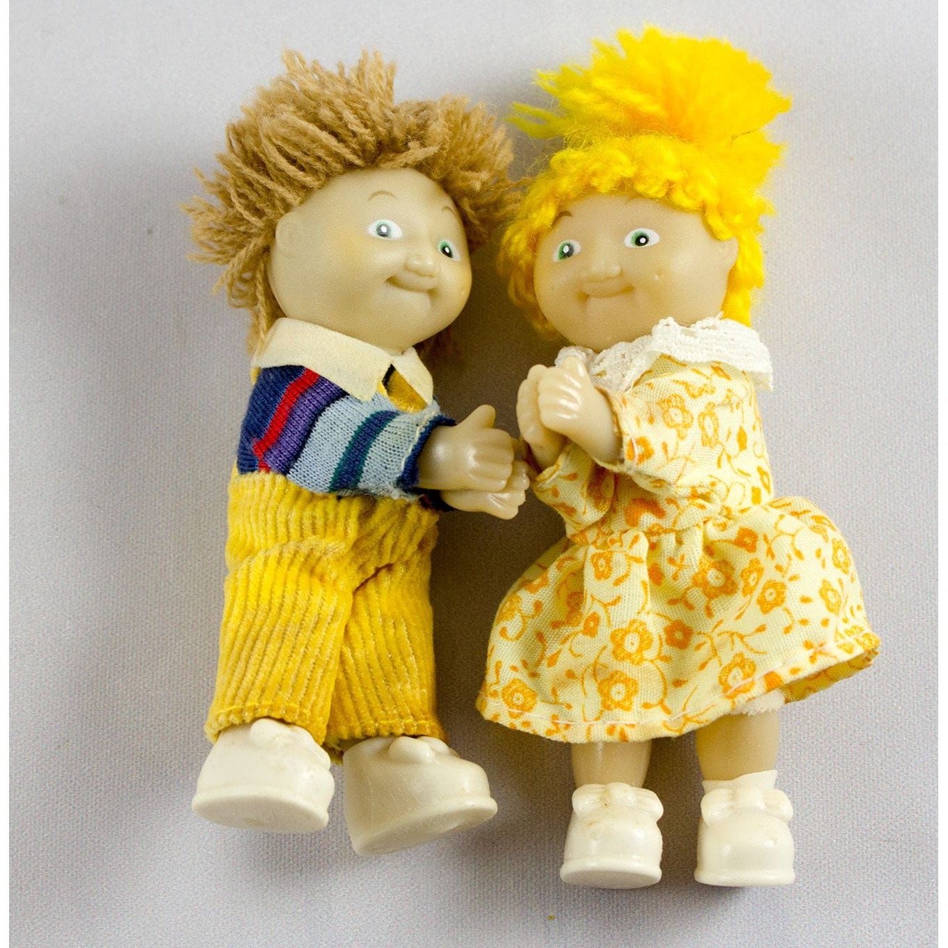 Vintage Cabbage Patch Kids Pencil Hugger Clip On Dolls 3.5