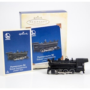 Hallmark KS Pennsylvania B6 Steam Locomotive Lionel Train Ornament #10 2005
