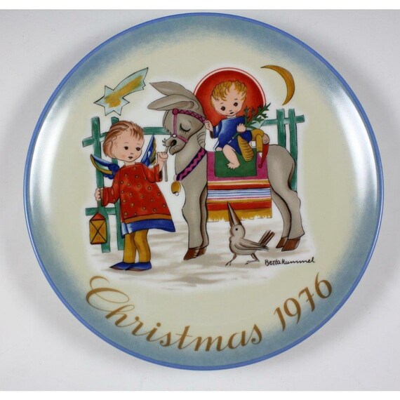 【特別セール品】 Journey Sacred 1976 Schmid - Hummel Berta - Plate Christmas 洋書