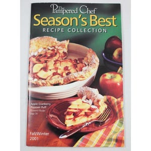 The Pampered Chef Season's Best Fall/Winter 2001 Recipe Collection Booklet