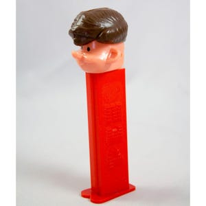 Vintage 1994 Pez Dispenser Boy with Brown Hair Pez Pals Valentine&#39;s Day Remake