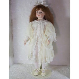 Zelma 26&quot; Porcelain Doll Handmade Reproduction From Seeley Mold 1990&#39;s