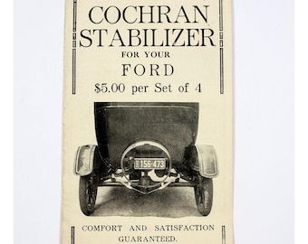 Der Cochran Stabilisator für Ihren Ford Werbeprospekt L002