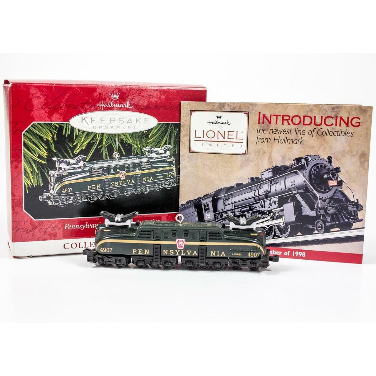 Décoration De Noël Hallmark - Locomotive Lionel Trains Pennsylvania GG-1 à Suspendre