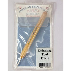 Amerikaanse traditionele stencils Stylus reliëftool met twee uiteinden ET-B
