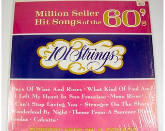 Million Seller Hit Songs of the 60's 101 Strings Dyna-Coustic Stereo Vinyl LP