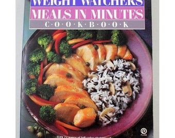 Weight Watchers Meals In Minutes Fast & Flexible Program Cookbook 1991