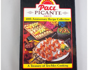 Collection de recettes 40e anniversaire de sauce picante Pace Tex-Mex 1987 HC