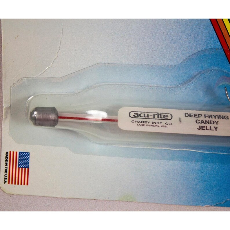 Vintage Chaney Acurite Deep Fry Candy Jelly Thermometer Made Etsy