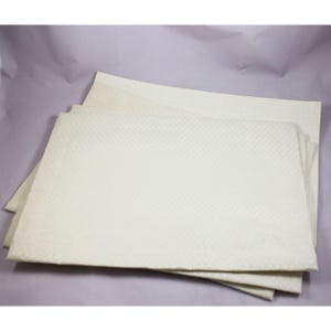 Mckenna Microfiber Spill-Proof Placemat Set Of 3 Cream + 1 Other