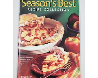 The Pampered Chef Season's Best Fall/Winter 2001 Recipe Collection Booklet