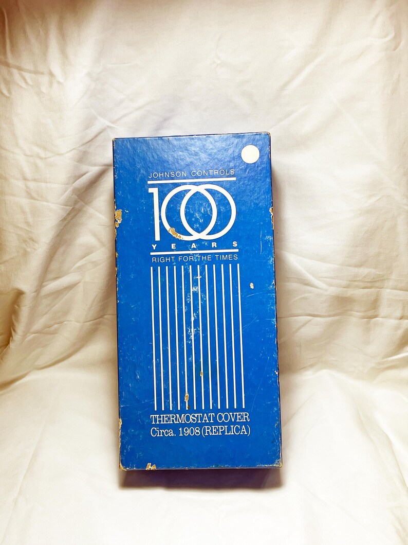 Johnson Controls 100 Anniversary Thermostat Cover circa 1908 Replica