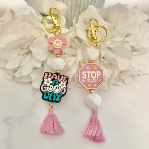 Focal Bead Keychains