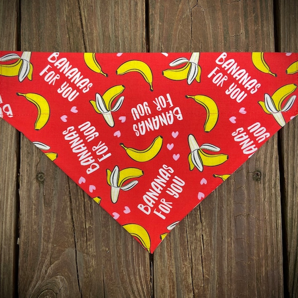 Bananas Dog & Cat Over-the-Collar Bandana