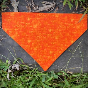 Hunter’s Orange Over-the-Collar Dog Bandana