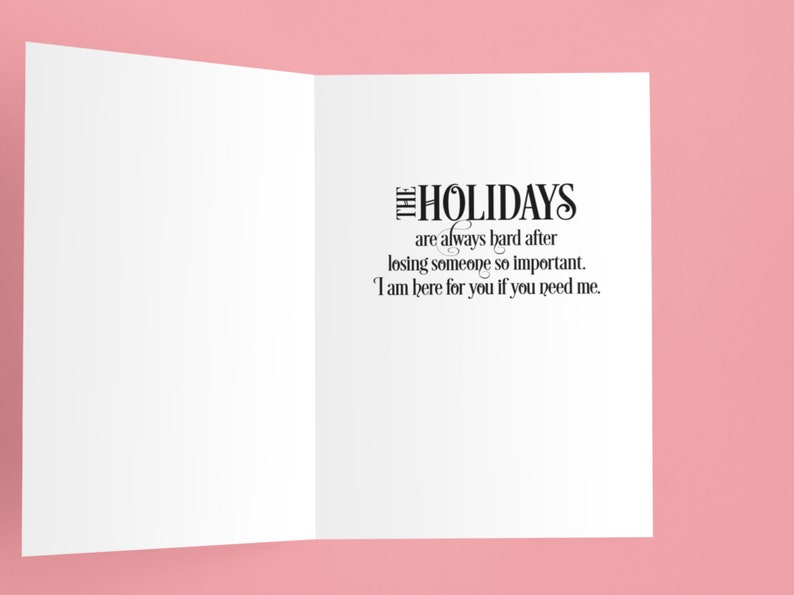 Christmas Sentiments for the Inside for Those Struggling With Loss or