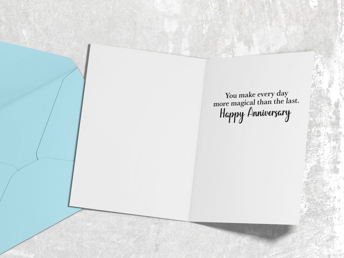 Happy Anniversary Sentiments 'for the Inside' Digital - Etsy