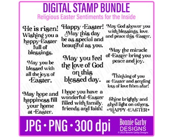 Ostern Religiöse Gefühle 'for the inside' Digitale Stempel, Foto-Overlays, Clip Art, Wortkunst-Zitate für die Kartenherstellung, Worte für Karten, PNG