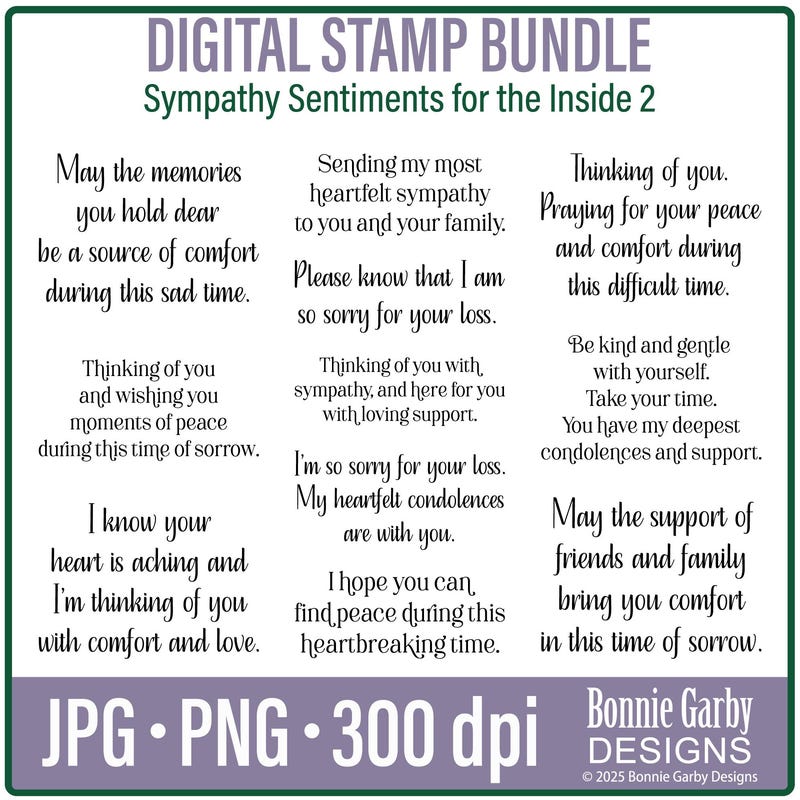 Sentiments Stamp and Die - Etsy