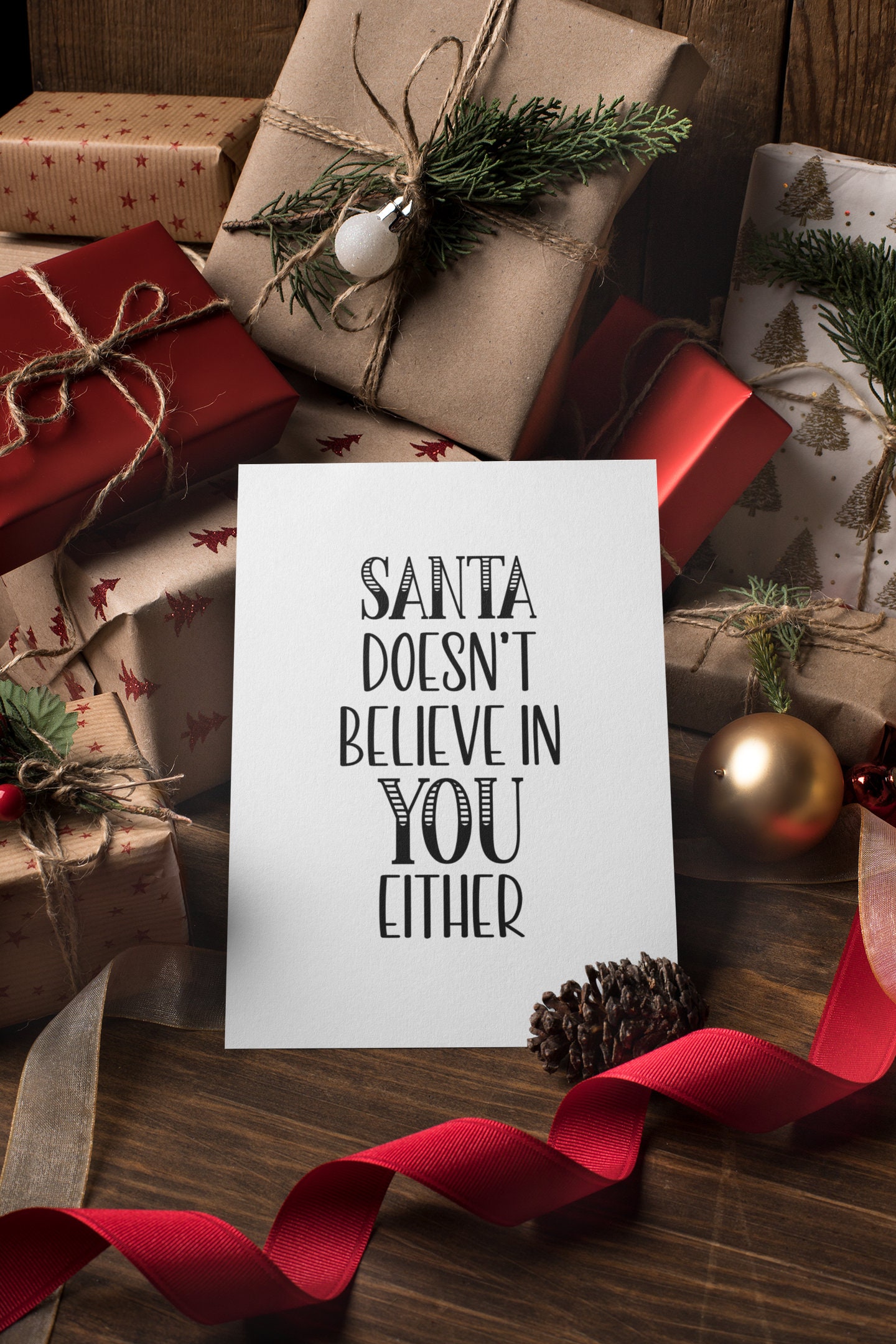Funny Christmas Sentiments 'for the Inside' Digital Stamp Bundle, Clip ...