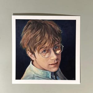Damon Albarn Oil Painting Mini Print