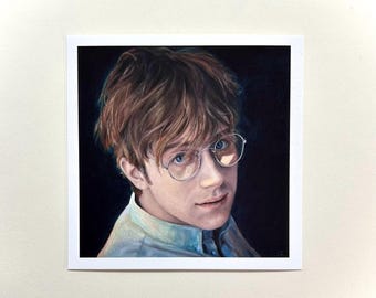 Damon Albarn Oil Painting Mini Print