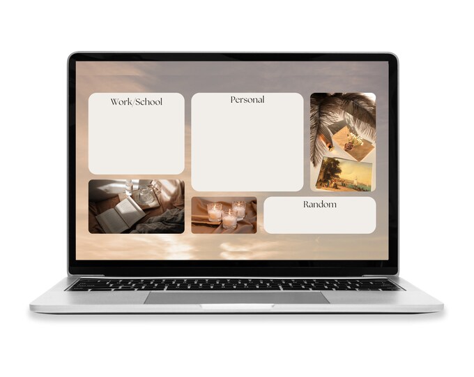 Computer Backgrounds Planning Aesthetic Blue Desktop Wallpaper Organizer + Laptop Plan for College ...