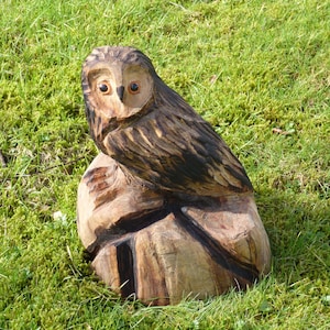 Chainsaw Carved Owl