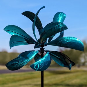 Turquoise Luminous Montana - Kinetic Art Spinner - Etsy