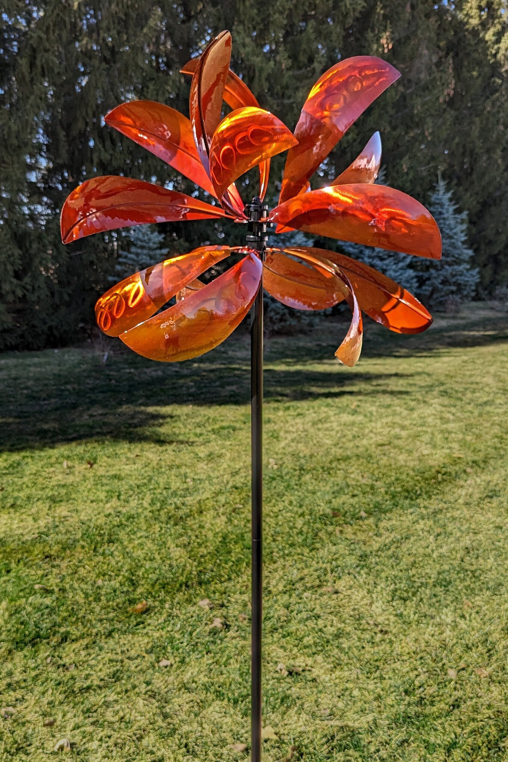 Bronze Luminous Montana - Kinetic Art Spinner - Etsy