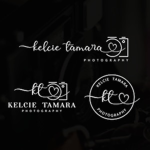 Photography logo design, watermark photography logo design, camera heart logo design, signature photography logo, business camera logo