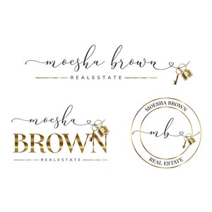 Modern Real Estate Logo Design: Realtor Branding Kit