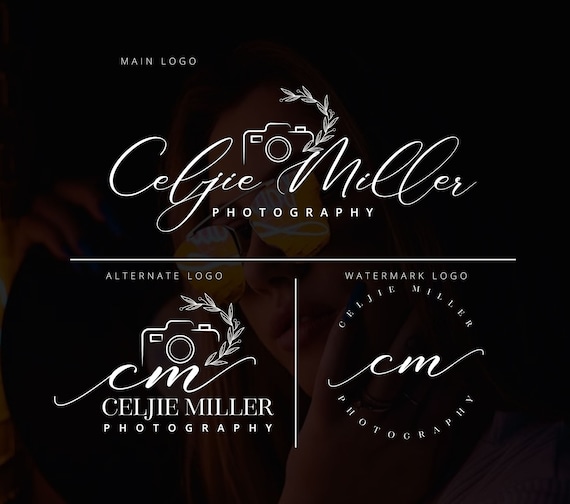 Photography Logo Design Camera Logo Design Watermark Logo Etsy UK