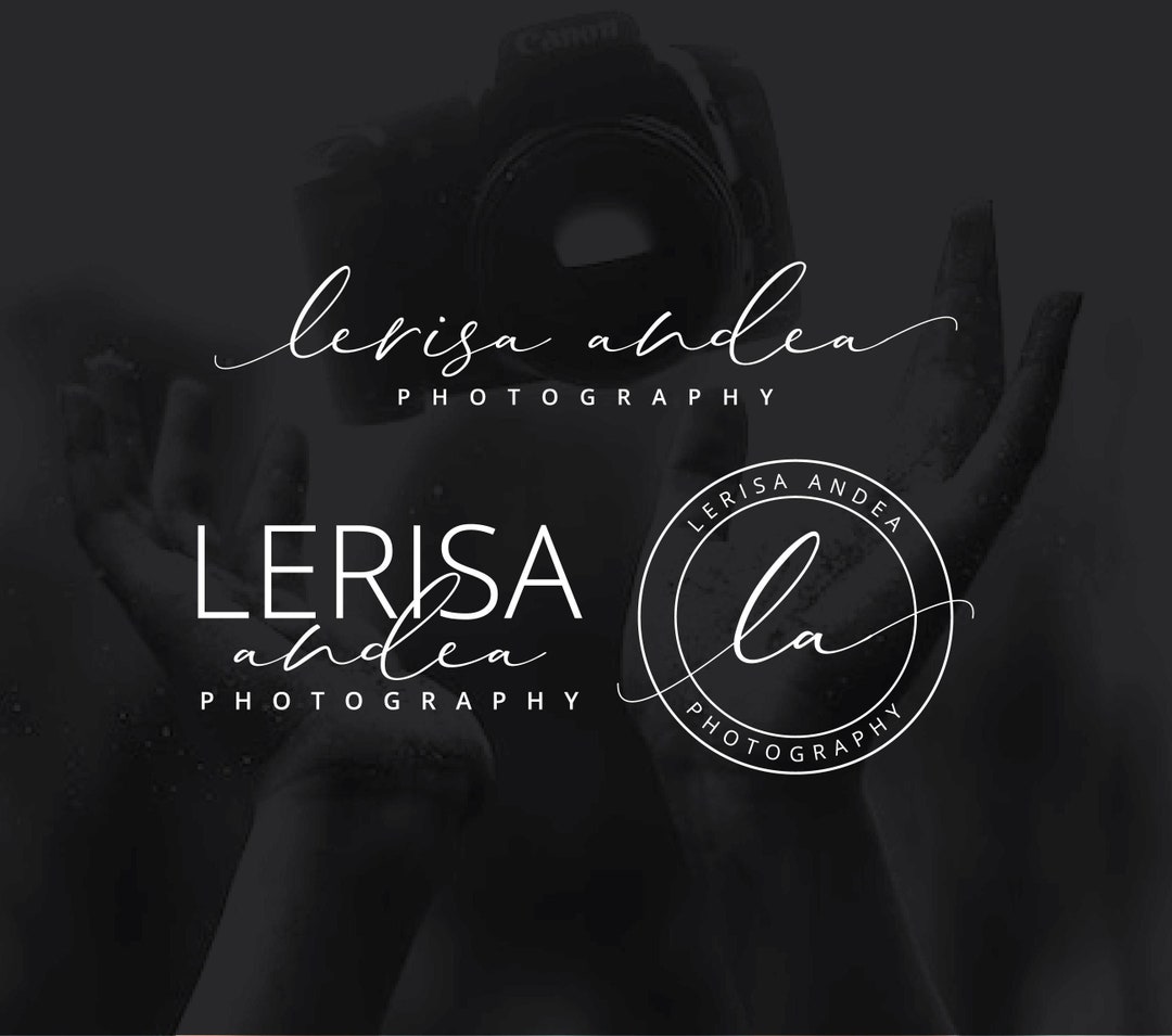 Photography Logo Design, Watermark Logo, Premade Logo Design