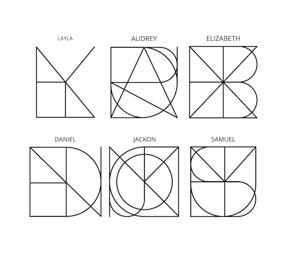 Custom Math Monogram Monogram Your Own Tattoos Designs