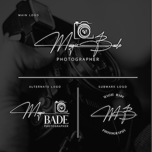 Handgeschriebenes Fotografie Logo-Design, Business Fotografie Logo, Signatur Fotograf Logo, Kamera Logo, Studio Fotografie Logo