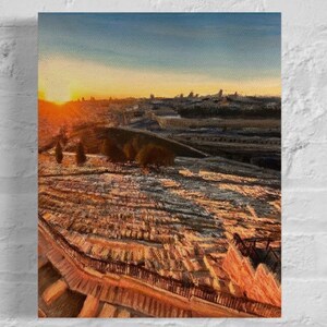 Mount of Olives Giclee Art Print 8x10