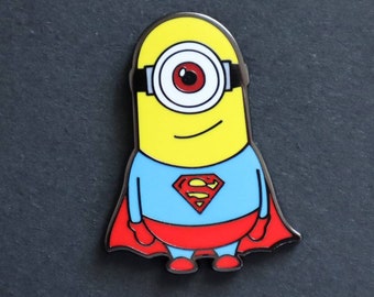 Cartoon Enamel Pin- Special gift- Backpack accessory- teen gift- Cute pin- Super Hero pin