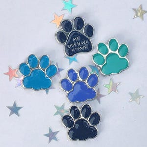 Paw Print Enamel Pin- Special gift- Backpack accessory- teen gift- Cute pin-Birthday gift- Back to school- Dog Mom-