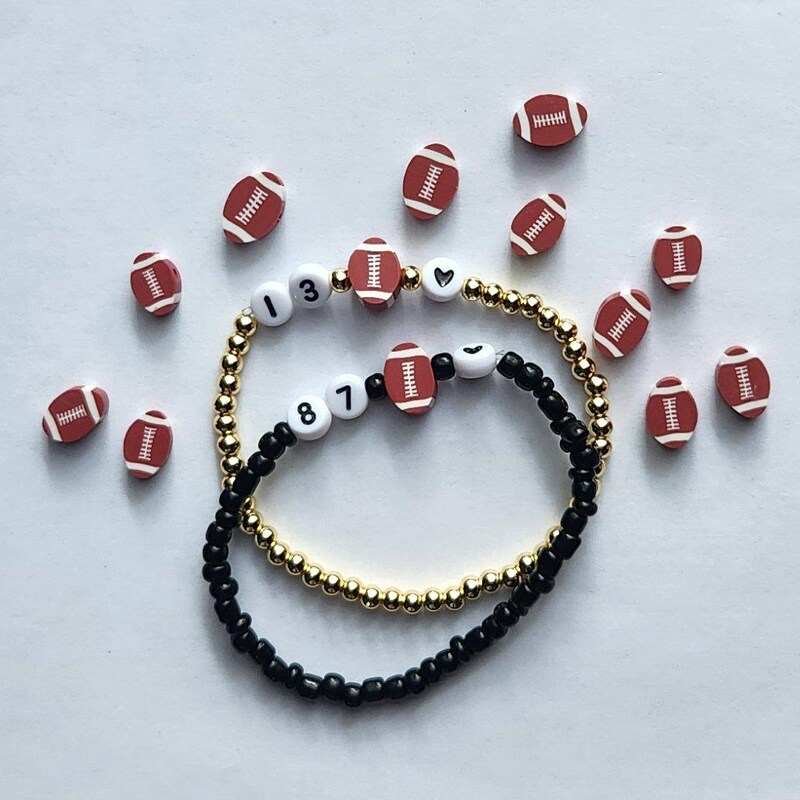 FOOTBALL BEADED BRACELET main image 1