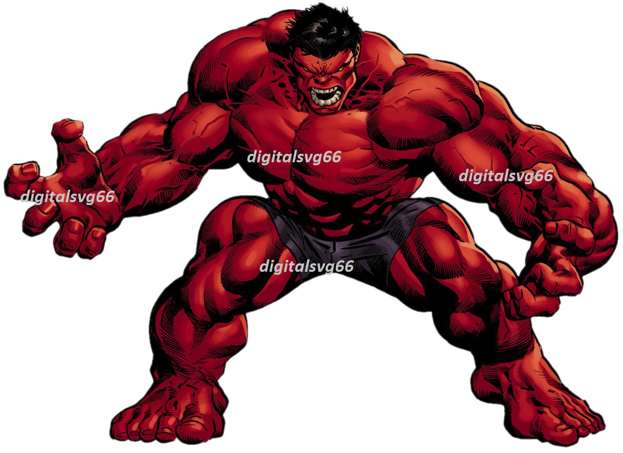 Drawing The Red Hulk #shorts - YouTube