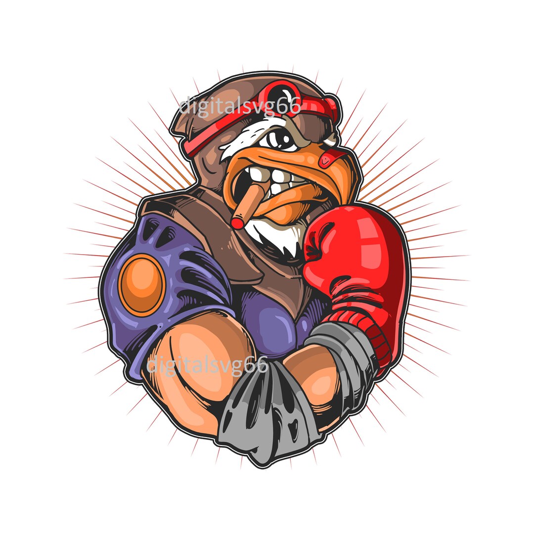Eagle Png Mighty Eagle Boxing Illustration Bird Clipart Etsy