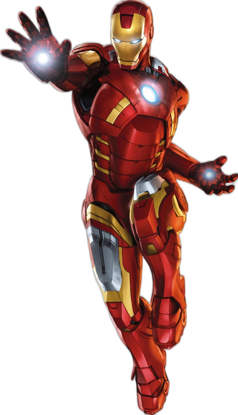 Iron Manpng Suit Iron Mandigital Download Game Iron Mantoys Etsy
